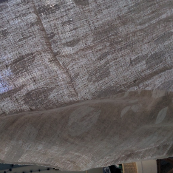 *Last Chance* Set of 2 Linen leaf print cloth napkins Sattva Boutique - Picture 9 of 13